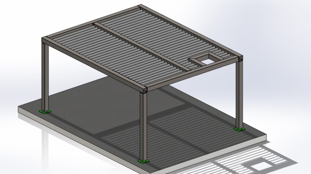 Pergola- SOLIDWORKS EDU